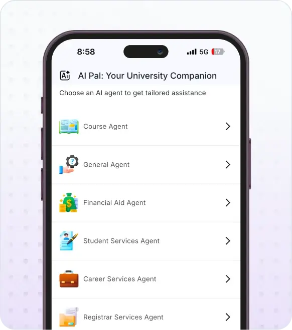 AI-powered 24/7 personalized assistance for students and campus services