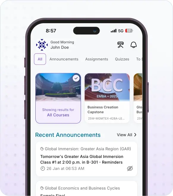 Unified digital platform offering all essential campus services for students