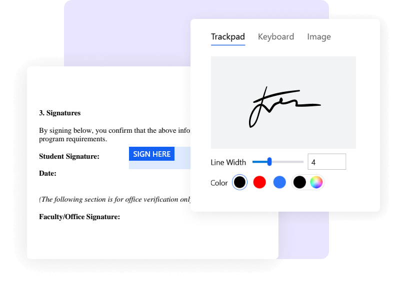 Effortless and secure digital signing solution for businesses and universities